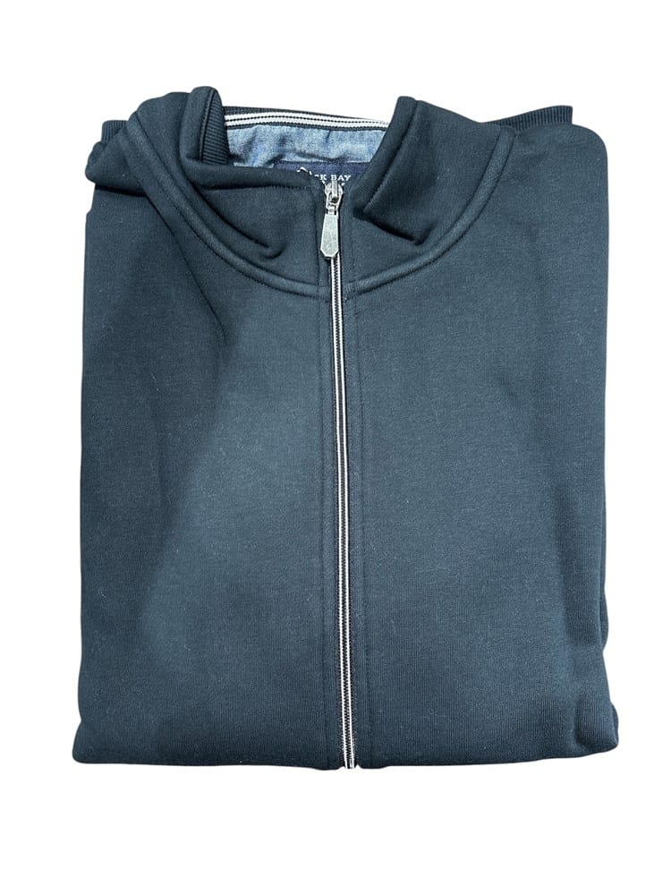 Load image into Gallery viewer, Back Bay Mens Brushed Fleece Full Zip Jumper
