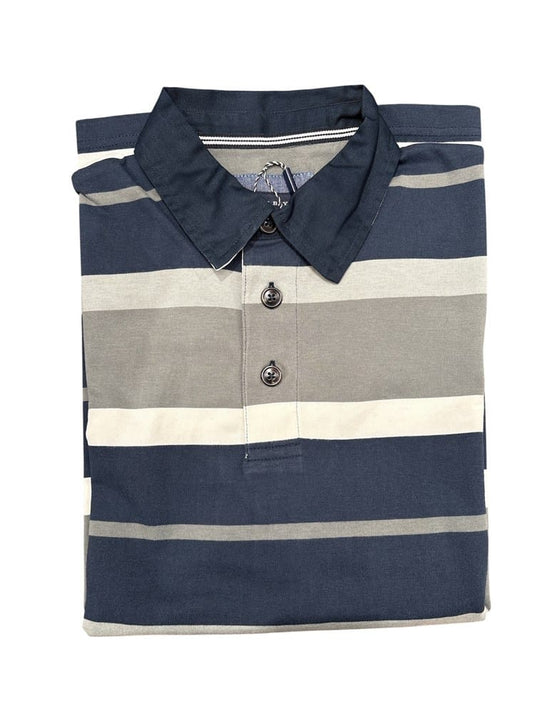 Back Bay Mens Cotton/Poly Rugby - Olive
