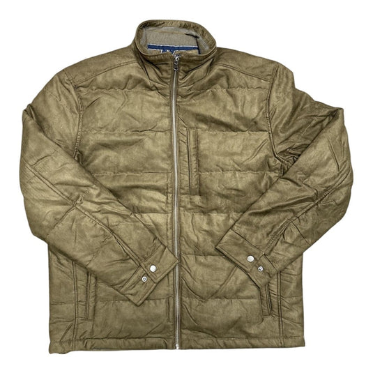 Back Bay Mens Printed Sueded Finish Jacket - Walnut