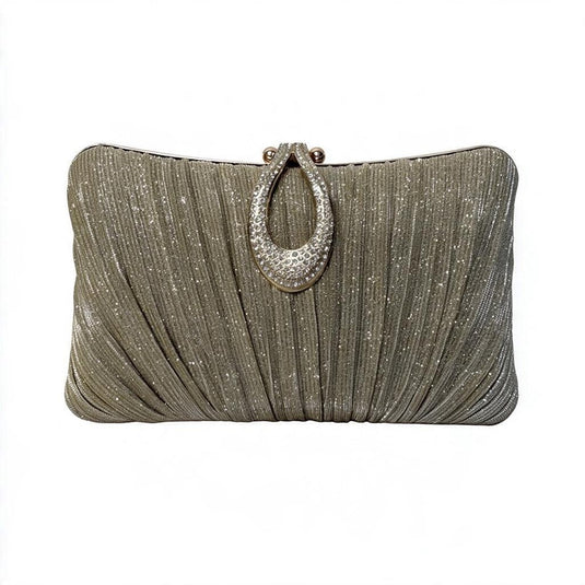 Gregory Ladner Womens Pleated Clutch