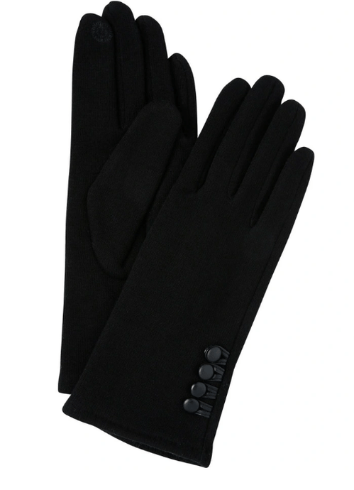 Gregory Ladner Womens Button Trim Gloves