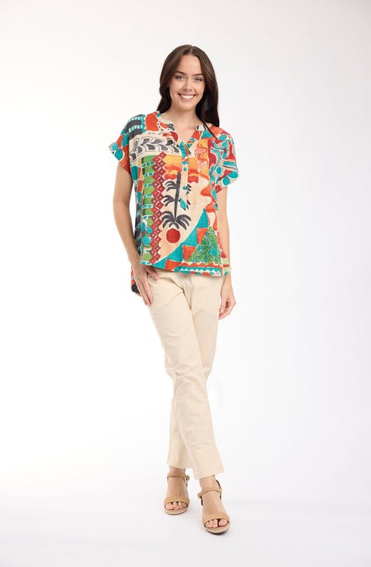 Orientique Womens Gambetta Top Placket