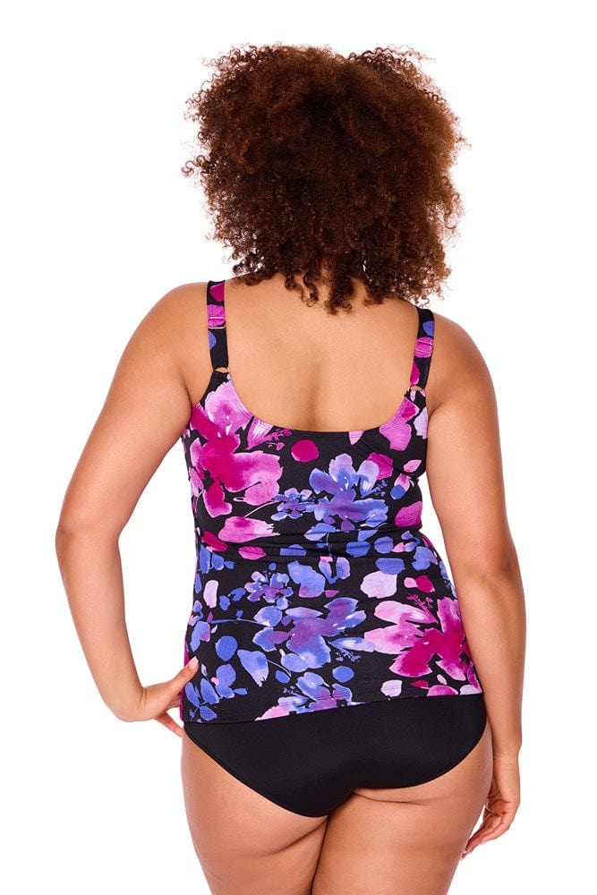 Load image into Gallery viewer, Genevieve Swimwear Womens Scoop Neck Tankini Top
