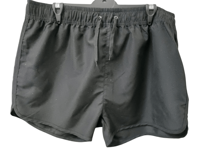 Geneviece Womens Elastic Chord Waist Swim Shorts