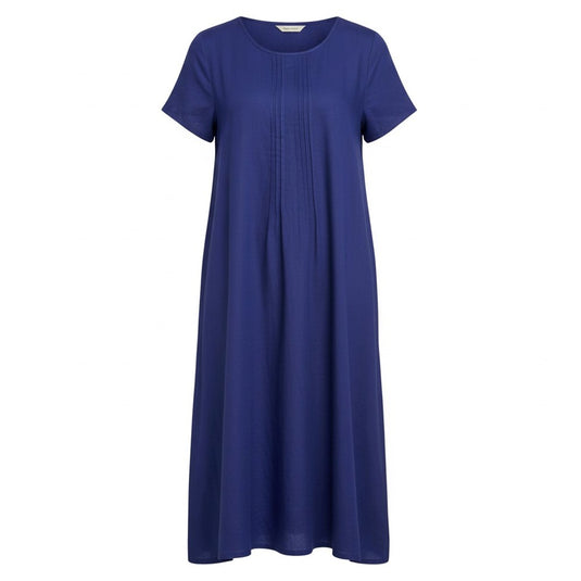 Formation Womens Linen Dress - Blue