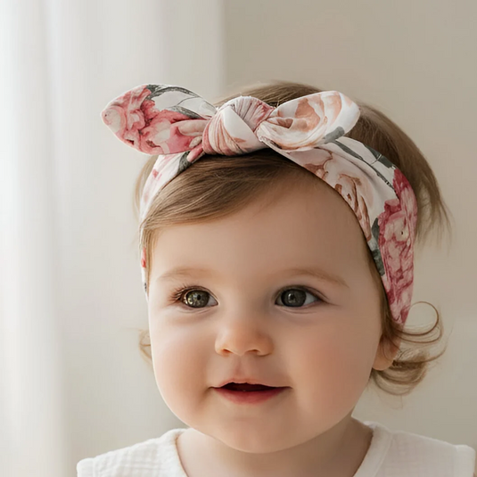 Love Henry Girls Headband - Pink Blossom