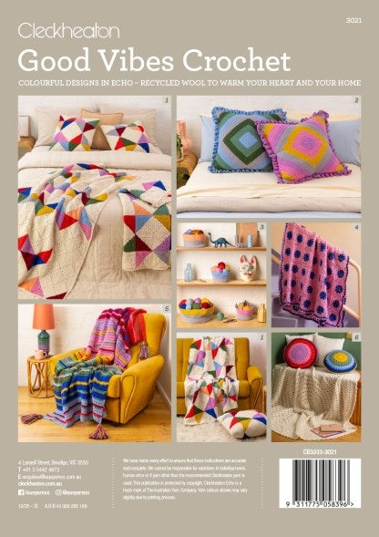Cleckheaton Good Vibes Crochet Book