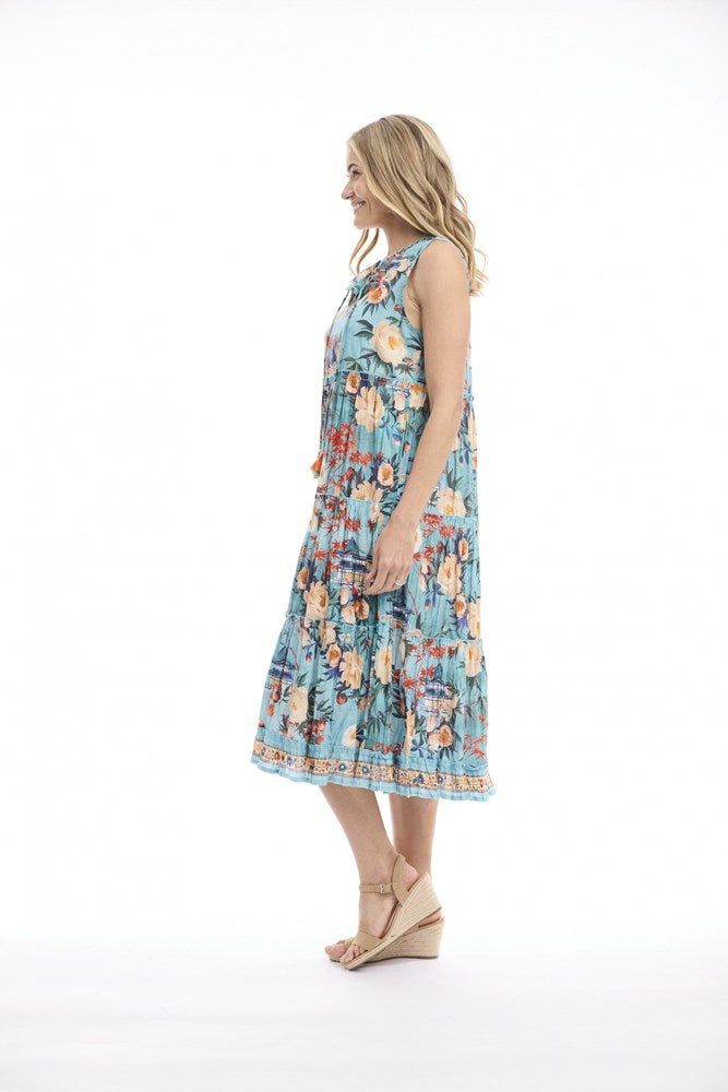 Load image into Gallery viewer, Orientique Womens Gordes Dress Layers Sleeveless
