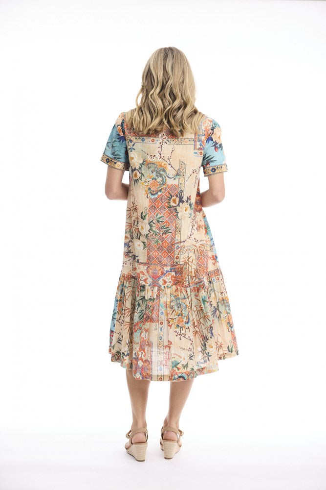Load image into Gallery viewer, Orientique Womens Gordes Dress Patch Long
