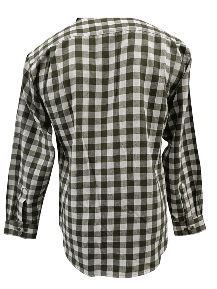 Load image into Gallery viewer, Bisley Mens Long Sleeve Brushed Cotton Shirt - Green Check
