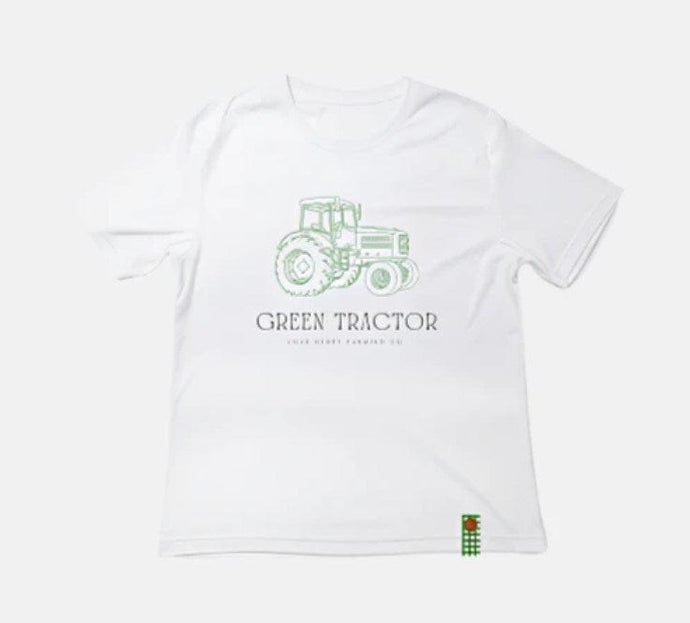 Love Henry Boys Green Tractor Tee