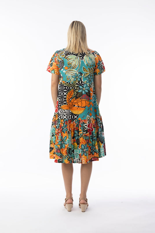 Orientique Womens Guaratiba Dress Collar Patch