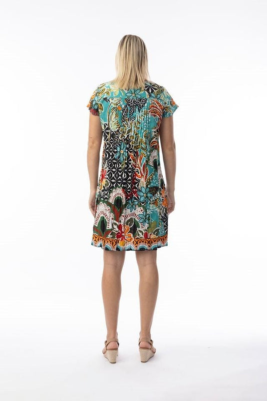 Orientique Womens Guaratiba Dress Ezy Fit