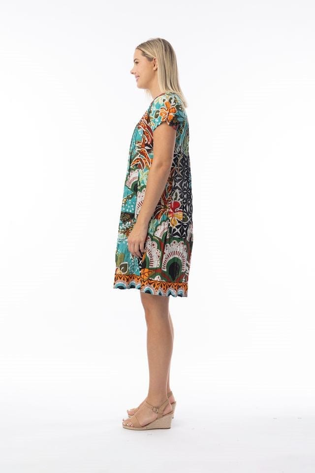 Load image into Gallery viewer, Orientique Womens Guaratiba Dress Ezy Fit
