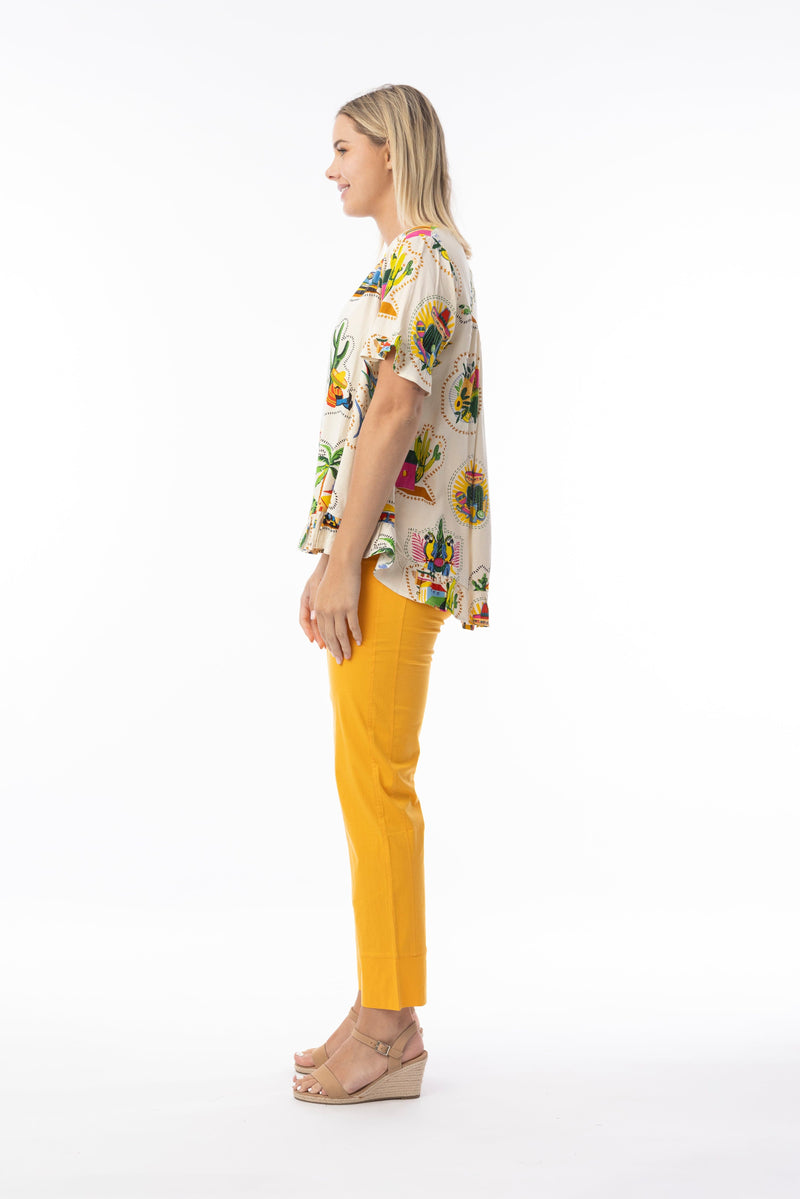 Load image into Gallery viewer, Orientique Womens Guatemala Top Frill
