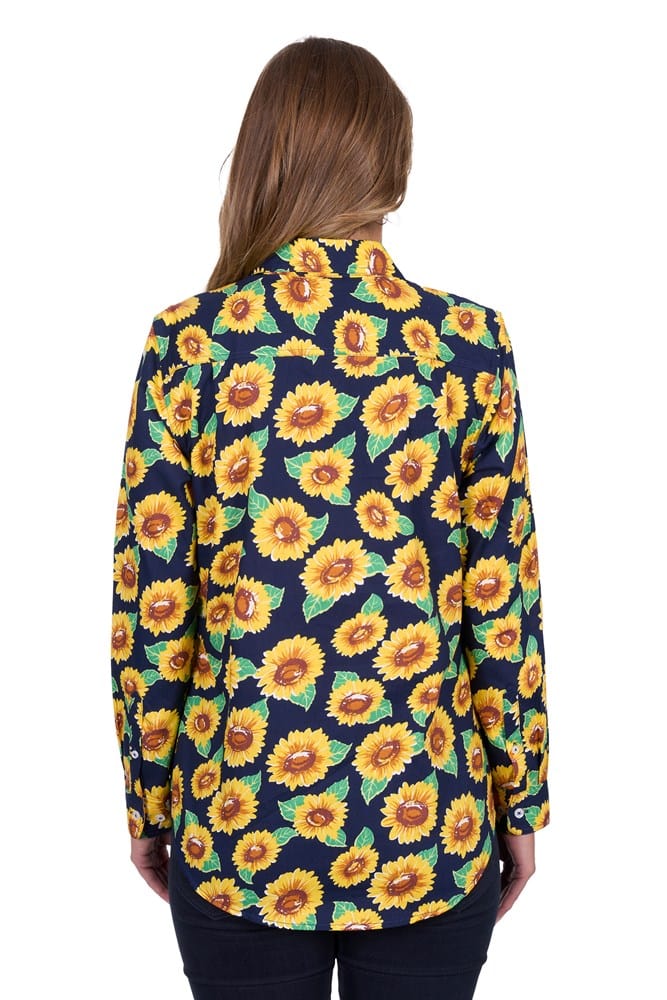 Load image into Gallery viewer, Hard Slog Womens Ally 1/2 Placket Long Sleeve Shirt - Multi
