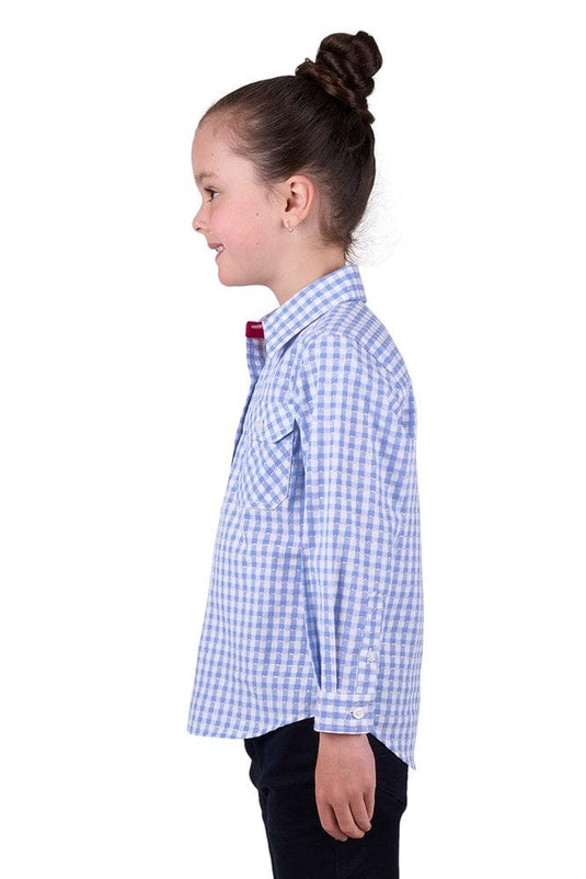 Hard Slog Kids Rux 1/2 Placket Long Sleeve Shirt