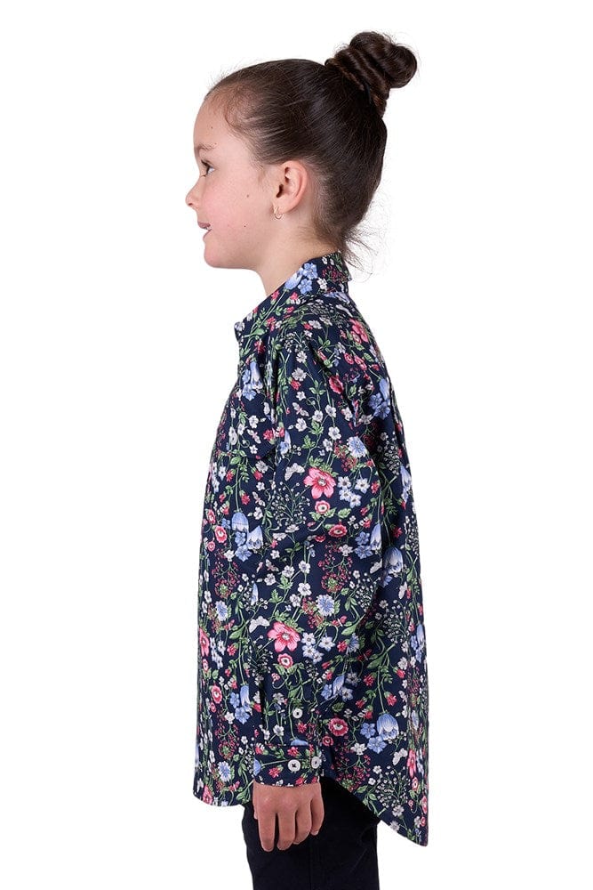 Load image into Gallery viewer, Hard Slog Kids Raya 1/2 Placket Long Sleeve Shirt
