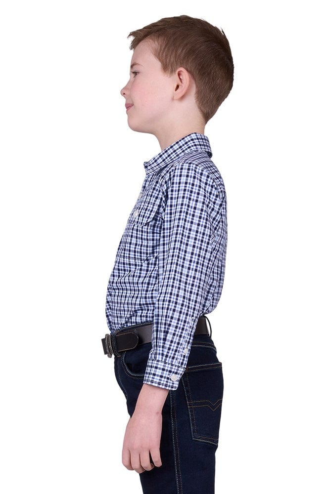 Load image into Gallery viewer, Hard Slog Kids Coney 1/2 Placket Long Sleeve Shirt
