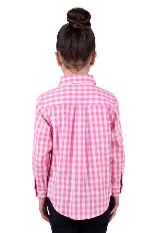 Hard Slog Kids Melly 1/2 Placket Long Sleeve Shirt