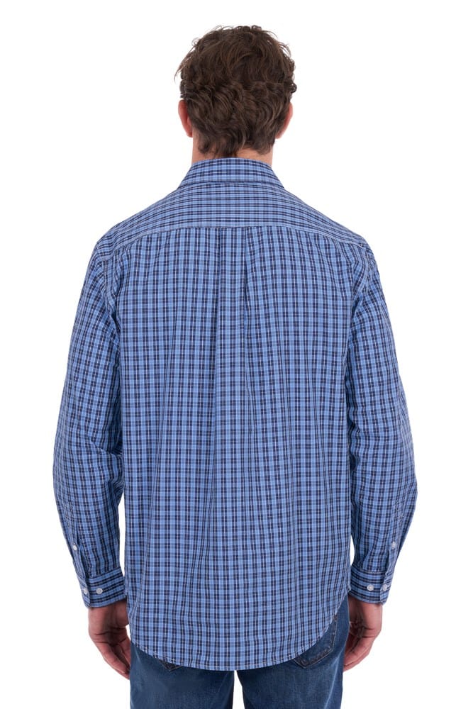 Load image into Gallery viewer, Hard Slog Mens Wyatt Half Button Long Sleeve Shirt

