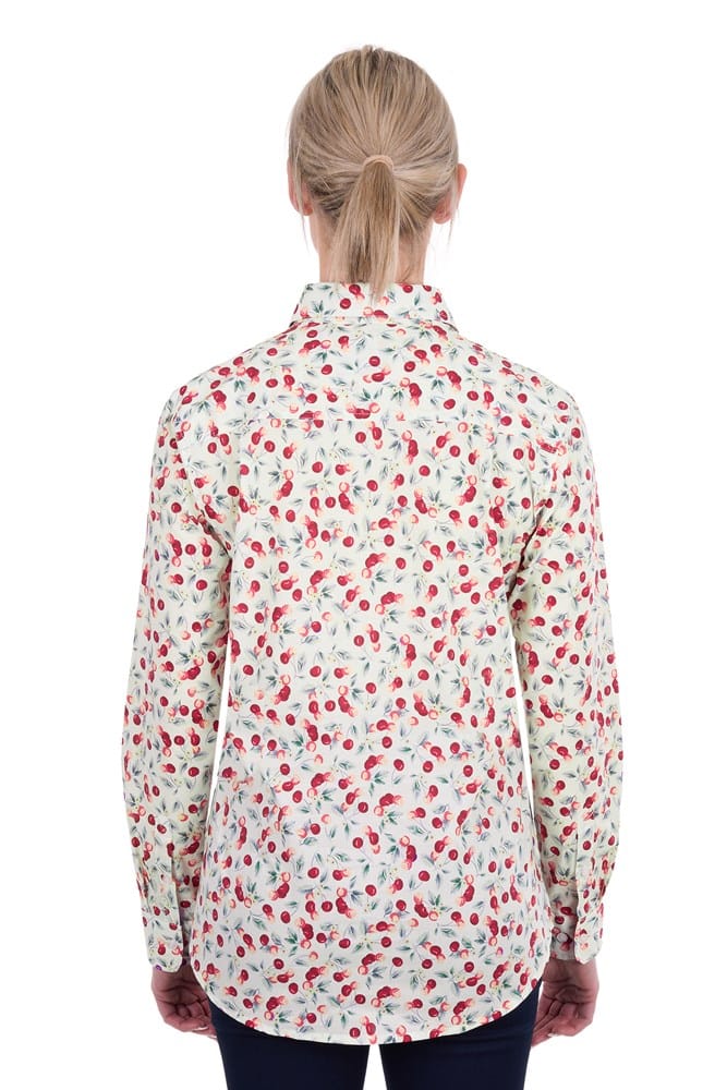 Load image into Gallery viewer, Hard Slog Womens Clair Half Button Long Sleeve Shirt
