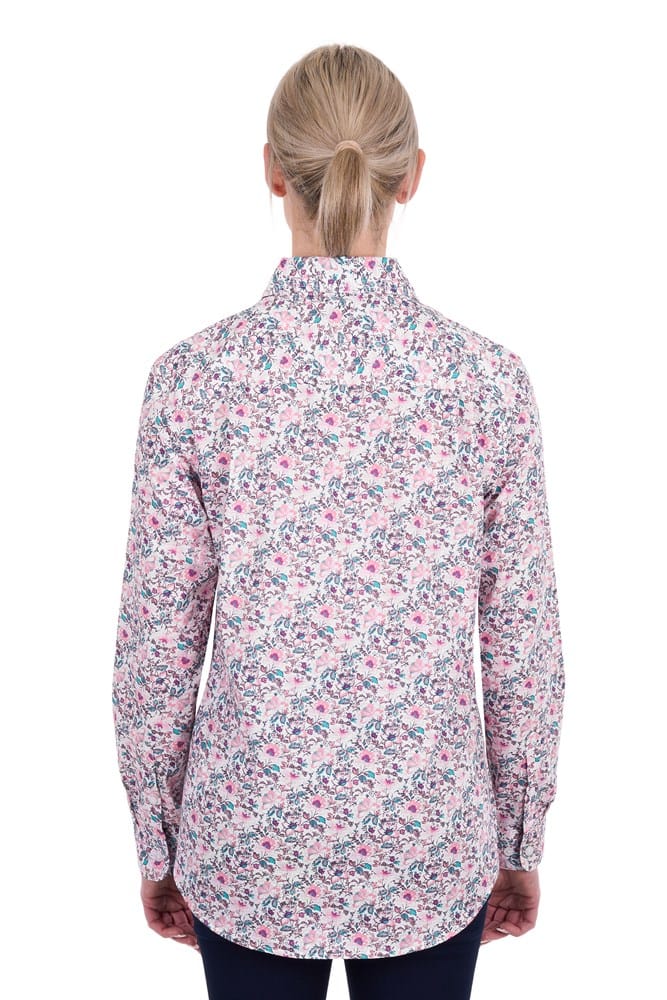 Load image into Gallery viewer, Hard Slog Womens Joyce Half Button Long Sleeve Shirt
