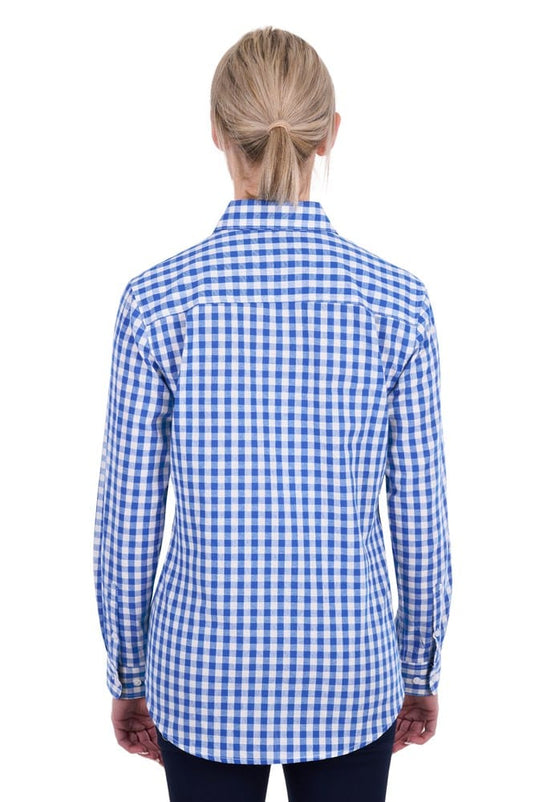 Hard Slog Womens Rowe Full Button Long Sleeve Shirt