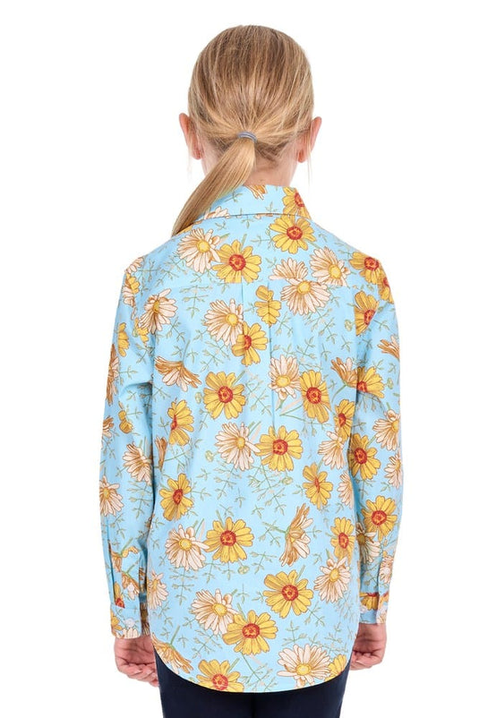 Hard Slog Kids Sunday Half Button Long Sleeve Shirt