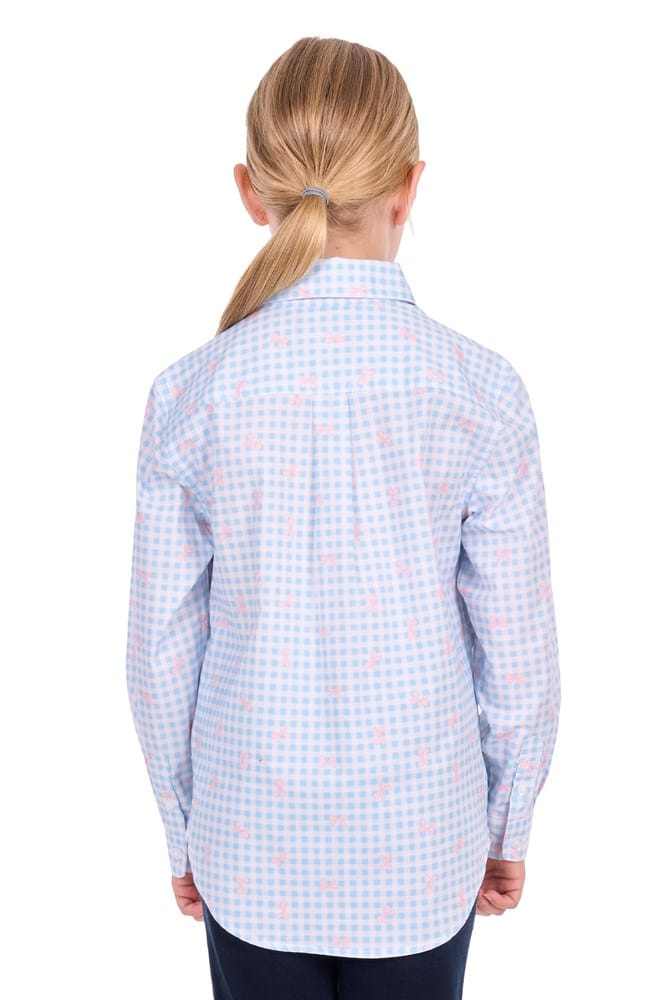 Load image into Gallery viewer, Hard Slog Kids Lillia Half Button Long Sleeve Shirt
