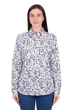 Load image into Gallery viewer, Hard Slog Women's Alice Half Placket Long Sleeve Shirt
