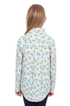 Load image into Gallery viewer, Hard Slog Kids Suzie 1/2 Placket Long Sleeve Shirt
