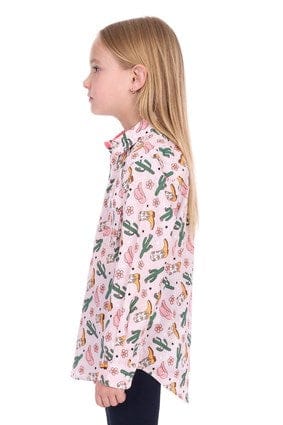 Load image into Gallery viewer, Hard Slog Kids Cleo 1/2 Placket Long Sleeve Shirt
