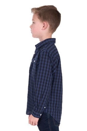 Load image into Gallery viewer, Hard Slog Kids Nash 1/2 Placket Long Sleeve Shirt
