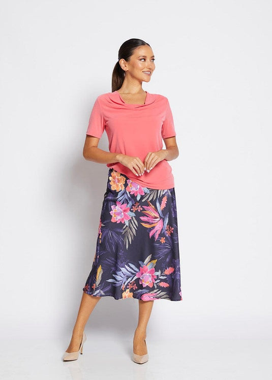 Philosophy Womens Romane Midi Skirt