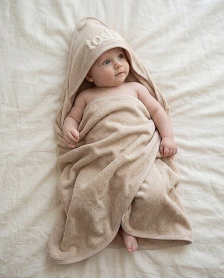 Toshi Baby Hooded Baby Bath Towel Yummy