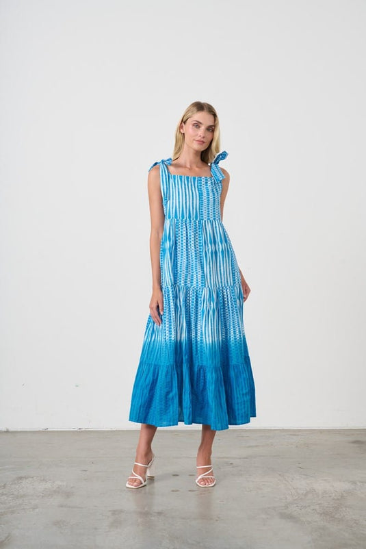 Holmes & Fallon Womens Tie Strap Dress