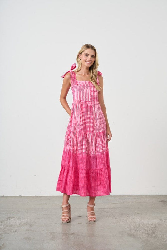 Holmes & Fallon Womens Tie Strap Dress