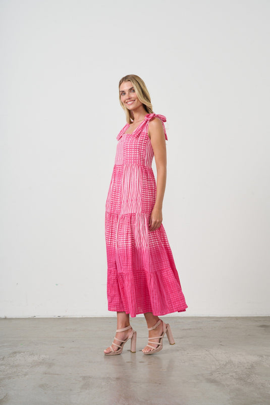 Holmes & Fallon Womens Tie Strap Dress