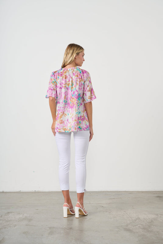 Holmes & Fallon Womens Off-Shoulder Sparkle Blouse