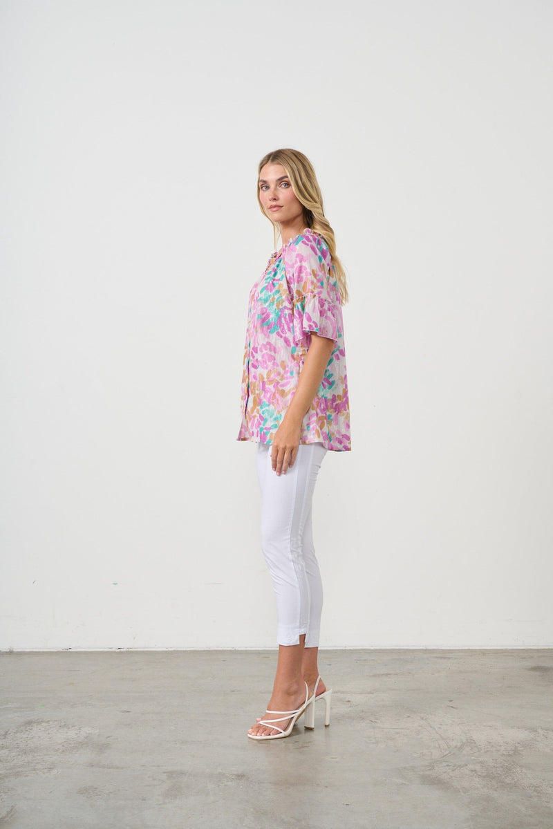Load image into Gallery viewer, Holmes &amp; Fallon Womens Off-Shoulder Sparkle Blouse
