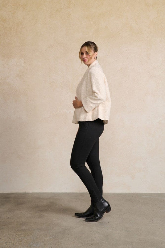 Holmes & Fallon Womens Jacket - Boucle & Pockets