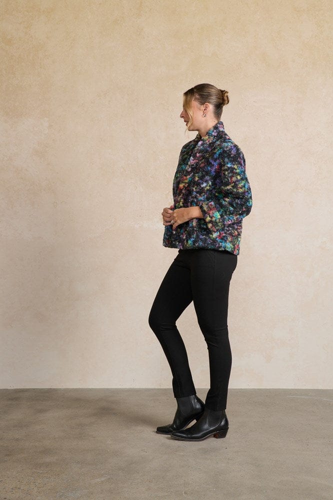 Load image into Gallery viewer, Holmes &amp; Fallon Womens Jacket - Boucle &amp; Pockets - Multi
