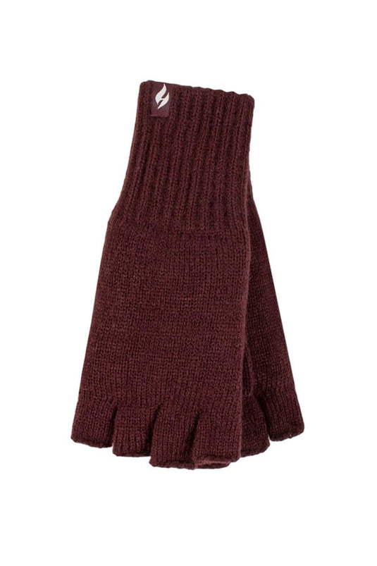 Heat Holders Mens Fingerless Thermal Gloves