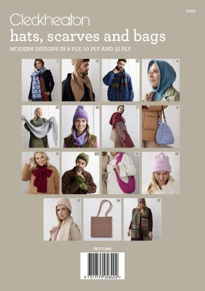 Cleckheaton Hats, Scarves and Bags Book