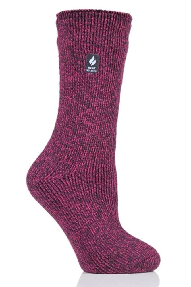 Load image into Gallery viewer, Heat Holders Ladies Original Thermal Sock - Raspberry
