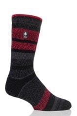 Heat Holders Mens Lite Thermal Sock -  Starling Black/Red