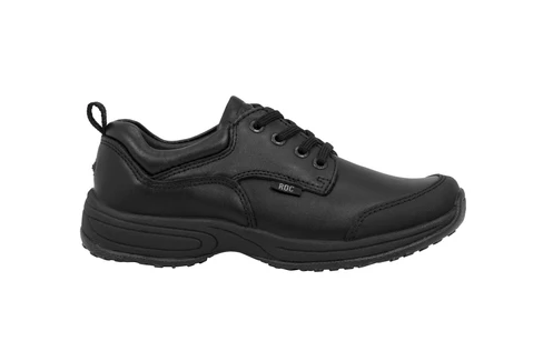 Roc Honcho Black Leather Junior Shoe