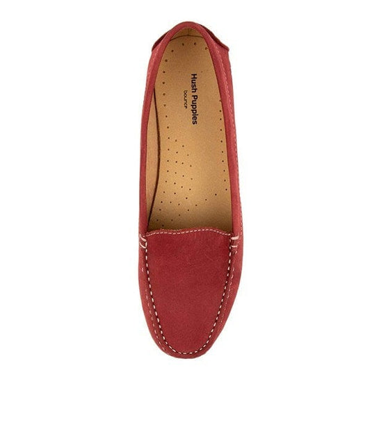 Hush Puppies Womens Renita II Leather Shoes - Ginger Spice
