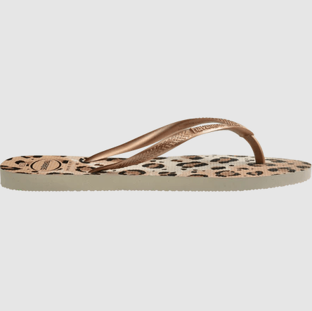 Load image into Gallery viewer, Havaianas Womens Slim Animal Print Thongs
